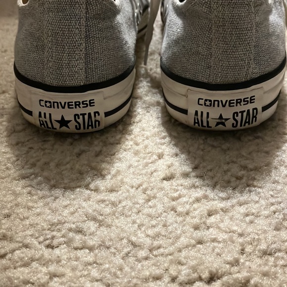 Gray Converse Low-Tops - Picture 3 of 4